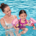 Bestway 91041 Disney Princess Swimming Arm Bands Inflatable Swimming Accessories Cartoon Princess Characters Ariel_ Jasmine, Snow White & Rapunzel Printed Armbands Swim Fun. 