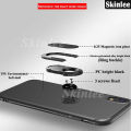 Phone case For infinix Hot 40i Back cover Finger Metal Ring Kickstand Car Holder Matte Soft Silicone Cover For infinix Hot40i 4G Cover cases. 