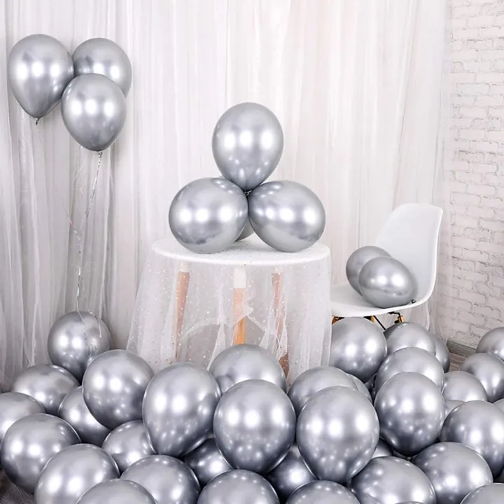 100pcs%20Balloons%20Silver%20Latex%20-%2012"%20Silver%20Pearl%20Balloons%20-Silver%20Balloons%20for%20Wedding%20Birthday%20Party%20Festival%20Valentine's%20Day%20Children's%20Day%20Decorations%20-%20Image%202