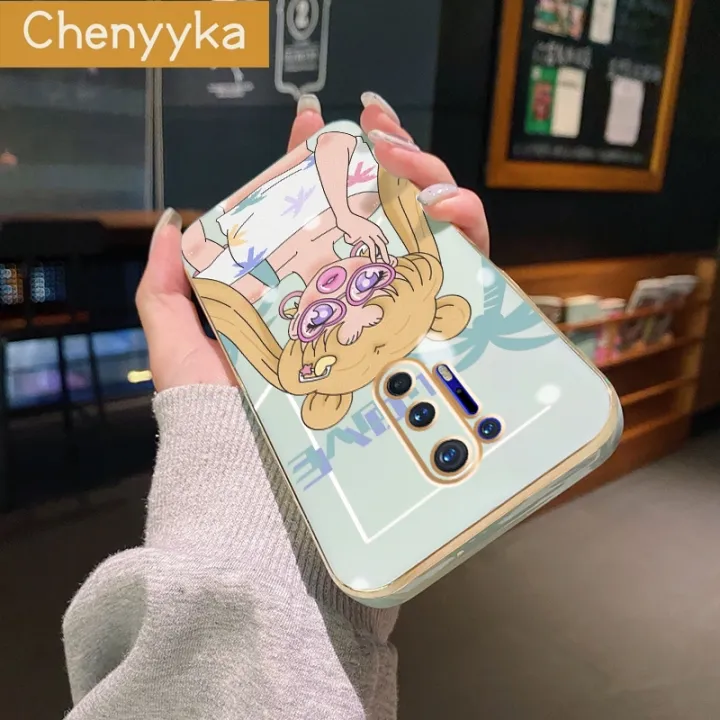 chenyyka%20For%20Oneplus%208%20Pro%20Case%20New%20Design%20Side%20Square%20Edge%20Phone%20Case%20Pattern%20Plating%20Silicone%20Casing%20Fashion%20Girl%20Full%20Cover%20Camera%20Shockproof%20SoftCase%20Protection%20Cases%20-%20Image%204