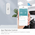 Aubess Tuya Smart ZigBee Smart Temperature And Humidity Sensor Monitoring Reminder Via Alexa Google Home ZigBee Gateway. 