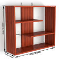 Captive Royal Wall Hanging Combo Color Wall Shelf Wood Open Book Shelf (Finish Color - Classic Walnut, DIY(Do-It-Yourself) by Home Décor Decorative. 