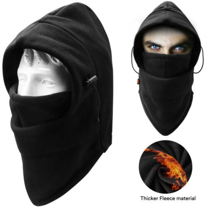 Thermal Fleece Balaclava Hat Hood Ski Bike Wind Stopper Mask Monkey Cap Polyester soft Bike Motorcycle full Face Mask Cover Protection Cycling Sports