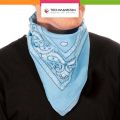 Techmanistan Ethnic Unisex Bandana Scarf Head Wrap Scarf For Boys - Paisley Printed Bandana For Boys, Bandana for Girls, Bandana for Men Head, Bandana for Boys, Bandana for Men Black. 