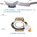 13-Piece Watch Case Press Dies Watch Crystal Front Back Case Cover Screw Press Presser Close Watchmakers Repair Kit. 