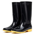 Imported Rain Boots for Men and Women Rain Shoes Pair of Industrial Safety Rain Rubber Long Shoes. 