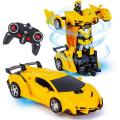 Transformation Car Toy Lamborghini Car Robot for Kids, RC Car One Button Transforms into Robot, Remote Control Transforming Robot for boy girl kids. 