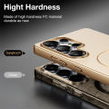 Sanptoch Slim Matte Magnetic Phone Case For Samsung Galaxy S25 S24 Ultra Plus Ultra Thin Anti-fingerprint Cover For S25+ PC Shockproof Protection Casing. 