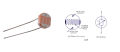 Pack of 5 LDR SENSOR GENUINE LIGHT DEPENDENT RESISTOR PHOTORESISTOR. 