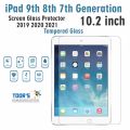 Screen Protector for iPad 9th 8th 7th Generation 10.2 Inch Clear Anti Scratch Tempered Glass 2019 2020 2021. 