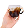 DIY Art Craft Coasters Coffee Coaster Silicone Mold DIY Crystal Resin Mold Mirror Silicone Mold Crystal Epoxy Mold. 