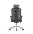 Office High Back Mesh Headrest Adjustable Height and Ergonomic Design Home Office Computer Desk Executive Swivel Chair (white). 