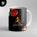Customize Coffee , Tea Mug with your Name & Name Alphabet Design 37 - ARISPRINT. 