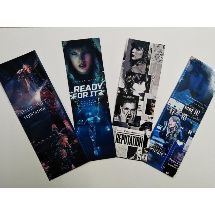 Taylor Swift Reputation Bookmarks -  Pack of 4