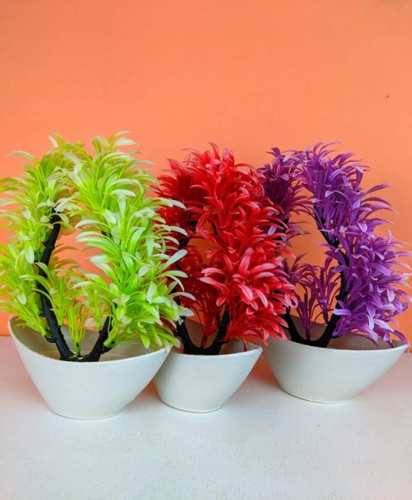pack of Three Artificial Flowers Decor For Home Living Room DIY Handmade Artificial Orchid Flower Bouquet Ornament 5 Forks Dancing Orchid Artificial Flower Decor Bedroom