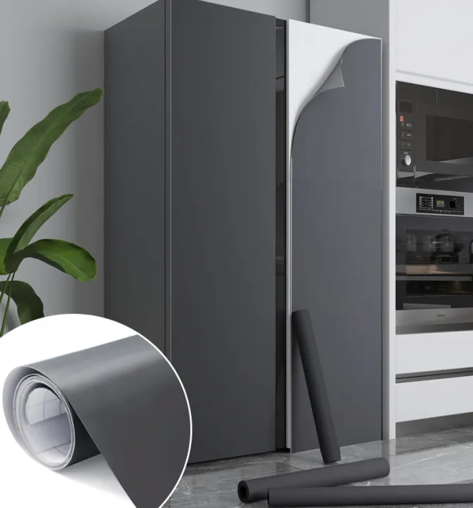 Refrigerator%20full%20stickers%20waterproof%20oil-proof%20decorative%20stickers%20freezer%20air%20conditioner%20%20fridge%20refurbishment%20color%20change%20pvc%20film%20%20(Black)%20-%20Image%205