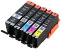 5x Replacement  Canon Pack With Chip PGI-550 CLI-551 Compatible Printer Ink Cartridges for Canon Pixma IP7200 Series  iP7250/IP8700 Series/iP8750/iX6850/MG5400 Series/MG5420/MG5450 MG5450s/MG5500 Series/MG5550 etc.. 