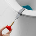 Stacked raw toilet draw, toilet seat, toilet lifter, toilet lifter, toilet seat, handle silicone, anti-dirt cushion pull. 