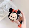 Latest Cute Silicon Minnie Mouse Airpods Pro Cover With Hook- Silm Case. 