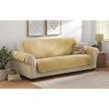 Sofa Cover - Sofa Runner (Golden). 