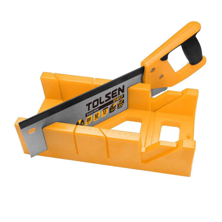 Tolsen Original Miter Saw Mitre Saw Miter Box and Back Saw Set