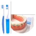 【Aesth Diary Store】8pcs Orthodontic Dental Care Kit Set Braces Toothbrush/Foldable, Mirror, Interdental and More with Carrying. 
