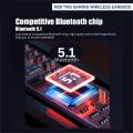 M28 Wireless Earbuds, Sports Gaming Earphones, TWS Touch Control LED Display Wireless Earphone For Games, Sport Headsets with Power Bank, Wireless Bluetooth Colorful Light Earphone. 