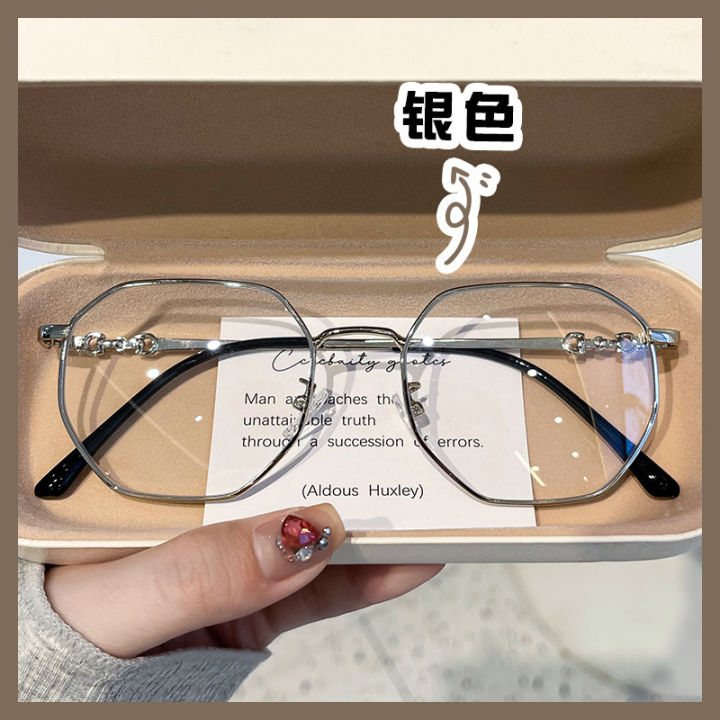 New colorchanging antiblue light glasses student myopia glasses men's