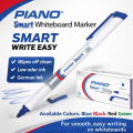 PIANO Smart Wipe Easy Whiteboard Marker, Dry Erase, Refillable -Pack of 10 Pcs. 