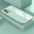 For Infinix Note 11s Back Cover Fashion Shiny Plating Square Bumper Camera Protection Case Soft Silicone Shockproof Protective Mobile Phone Cases. 