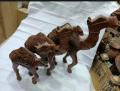 Camel Sets 4 Pics Wooden Handicrafts Carving. 