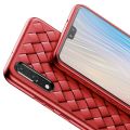 Case Mobile for Huawei P20, Weaving Case style, Red in color. 