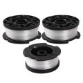 3 Pack Trimmer Replacet Sl for BLACK+DECKER AF-100-3ZP 30Ft 0.065 Inch Trimmer Line. 