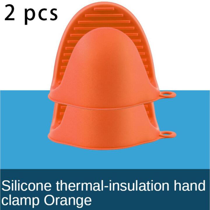 Microwave Oven Gloves Mitts Anti-slip Cooking Pots For Baking Fingerless Mittens BBQ Anti-scalding Pot Gloves Kitchen Oven Mitts