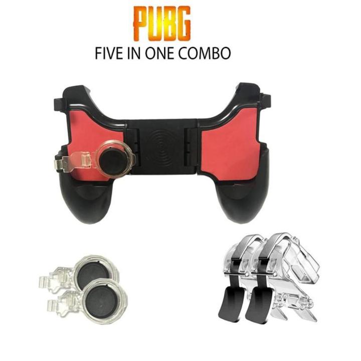 Gamepad 5 in 1 best pubg Controller Joystick with L1 R1 Mobile Gaming for PUBG