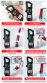 AC Clamp /Solar DC Meter WinAPEX 8204 Digital Clamp Meter AC Ampare DC Ampare Meter Clamp meter ET8204 Fully Automatic Digital Clamp Meter By GBS. 