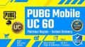 PUBG Mobile UC 60 – Pakistan Region | Fast UC Top Up | Trusted Seller. 