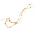 【Quality】 Foot Chain Vintage Mesh Tassel Toe Anklet Beads Exotic Charm Court Style Anklet Bracelet Multilayer Alloy Foot Jewelry Wedding. 