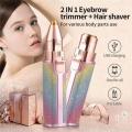 Flawless 2 in 1 Eye Brow And Facial Hair Remover Machine,. 
