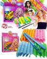 Hair Curler Pack Of 19 - Magic Hair Curlers With Hooks Diy Magic Hair Curler High Speed Changing Magic Leverag Hair Curler & Perm. 