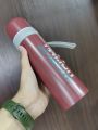Imported Stainless Steel Maroon Water Bottle for Boys/Men Suitable for Office and Gym. 