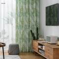 Rustic Window Curtain Blackout Curtain Sliding Door Curtain for Restaurant Decor. 