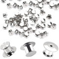 10pcs Locking Pin Back Locking Pin Keeper Clasp Metal Pin Backing for Brooch Yao Store. 