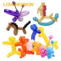 Colorful Party Balloons 100pcs Colorful Twistable Balloon Set for Party Decoration Emulsion Kids Balloon Ideal for Southeast Asian Buyers Long Balloons for Kids. 