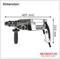 test BOSCH GBH 2-26 F SDS+ PLUS ROTARY HAMMER DRILL IN CARRY CASE WITH QCC. 