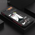 Hontinga for iPhone 7 Plus / 8 Plus Case Side Design Phone Cover Anime Uzumaki Naruto Cover Square Edge Pattern Liquid Silicone Trend Case. 