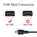 Mini USB Cable Mini USB To USB Data Line Fast USB Line Charger Cord For Data Transfer Hard Drive Enclosures Phone Charging. 