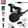 External Collar Mic For Mobile, Laptop And Computer-3.5mm Clip Microphone With Best Noice Cancellation. 
