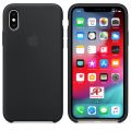 Original Iphone X MAX Silicone Cover Soft-Touch Finish Back Protective Case For iPhone Xs Max Black. 