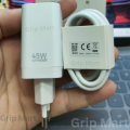 OPPO SuperVOOC 45W Power Adapter Fast Charger with 1M Type-C Cable. 